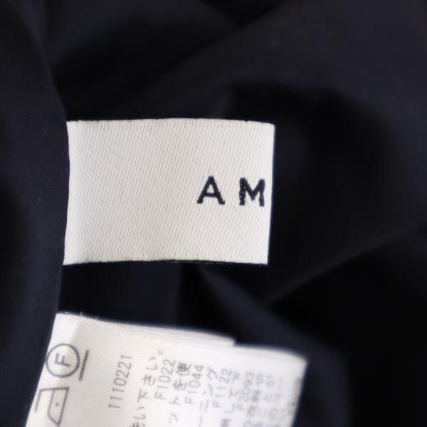 AMERI UNDRESSED アメリ チェック柄 ロングスカート グレー×ネイビー レディース