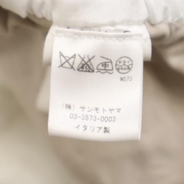 SUN MOTOYAMA サンモトヤマ イタリア製 ミディ丈 ギャザースカート 40 ホワイト系 レディース