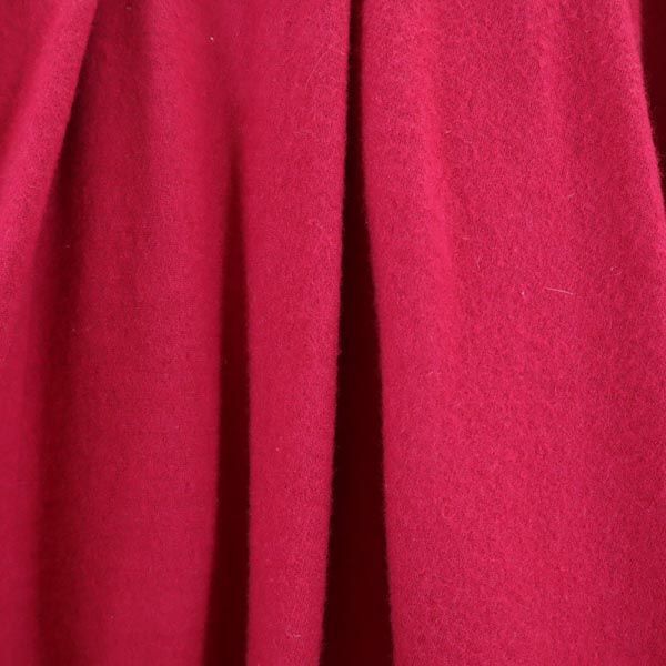 BLUE LABEL CRESTBRIDGE ブルーレーベルクレストブリッジ 三陽商会 日本製 ミディ丈 ウール プリーツスカート 38 ピンク系 レディース