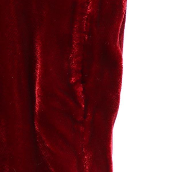 DOLCE&GABBANA ドルチェアンドガッバーナ ミニ丈 ベロア調 スカート 40 レッド系 D&G レディース