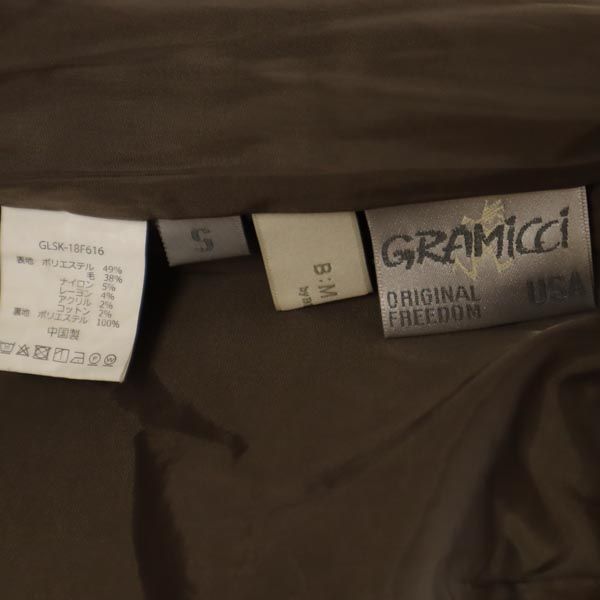 Gramicci グラミチ × ビーミング バイ ビームス コラボ ウール混 ミディ丈 クライミング スカート S ブラウン系 B:MING BY BEAMS レディース
