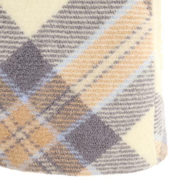 BLUE LABEL CRESTBRIDGE ブルーレーベルクレストブリッジ 三陽商会 ウールブレンド ミニ丈 フレアスカート 36 ベージュ系 レディース