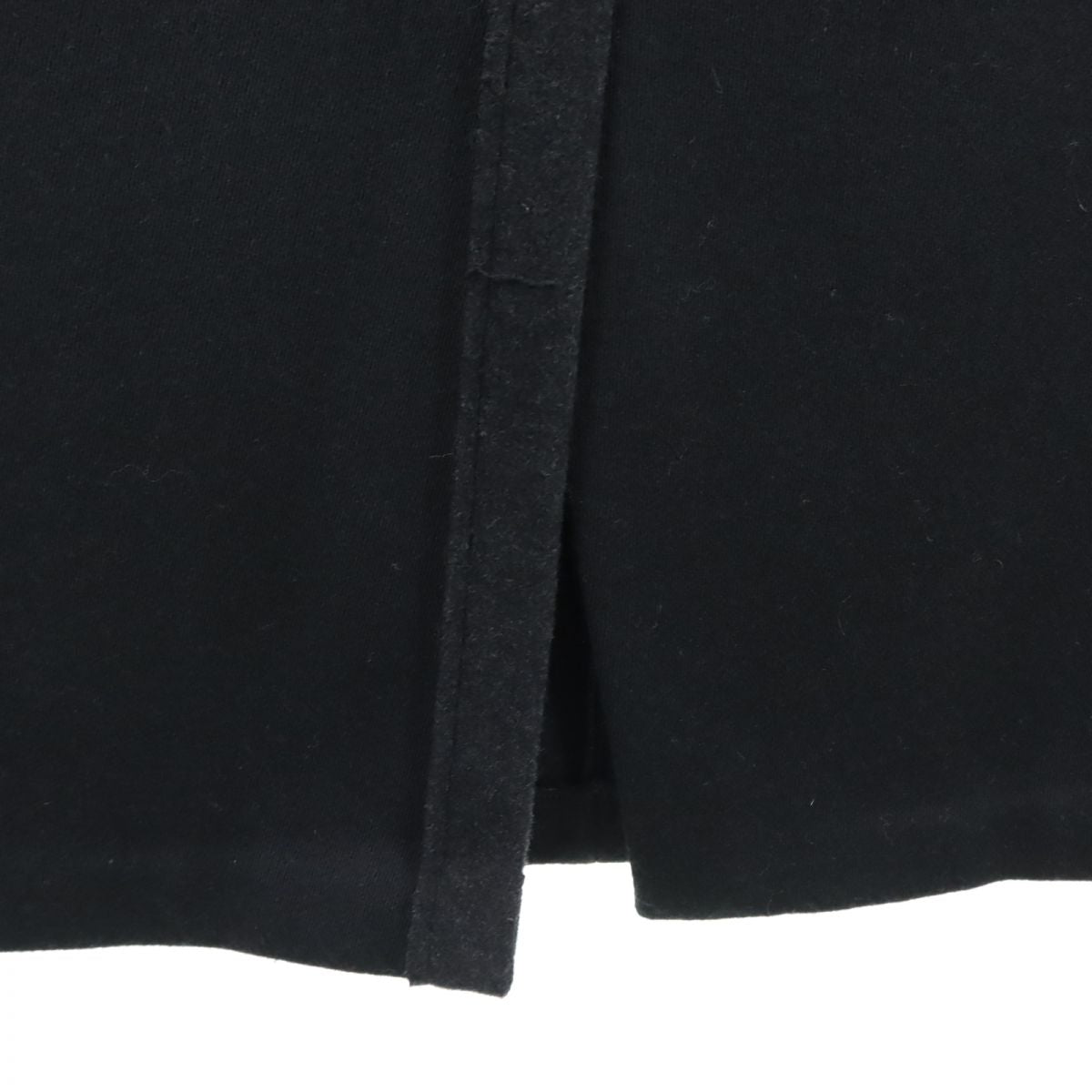 Y's ワイズ 日本製 ロング丈 ウール スカート 2 ブラック系 レディース