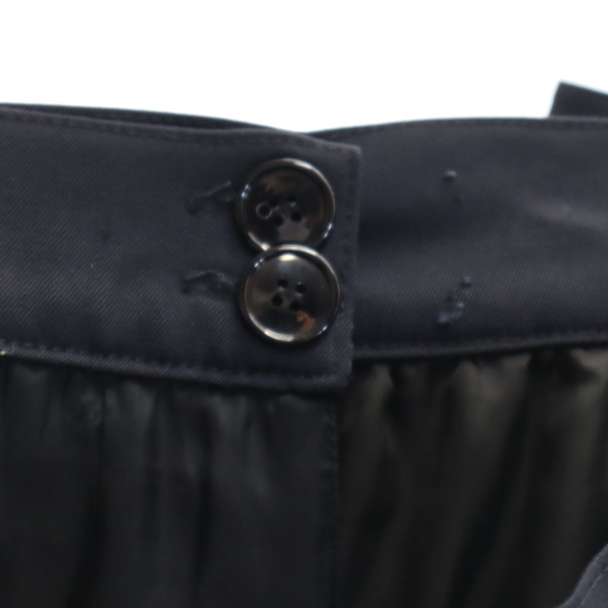 Chloe クロエ フランス製 ロング丈 ラップスカート ブラック系 レディース