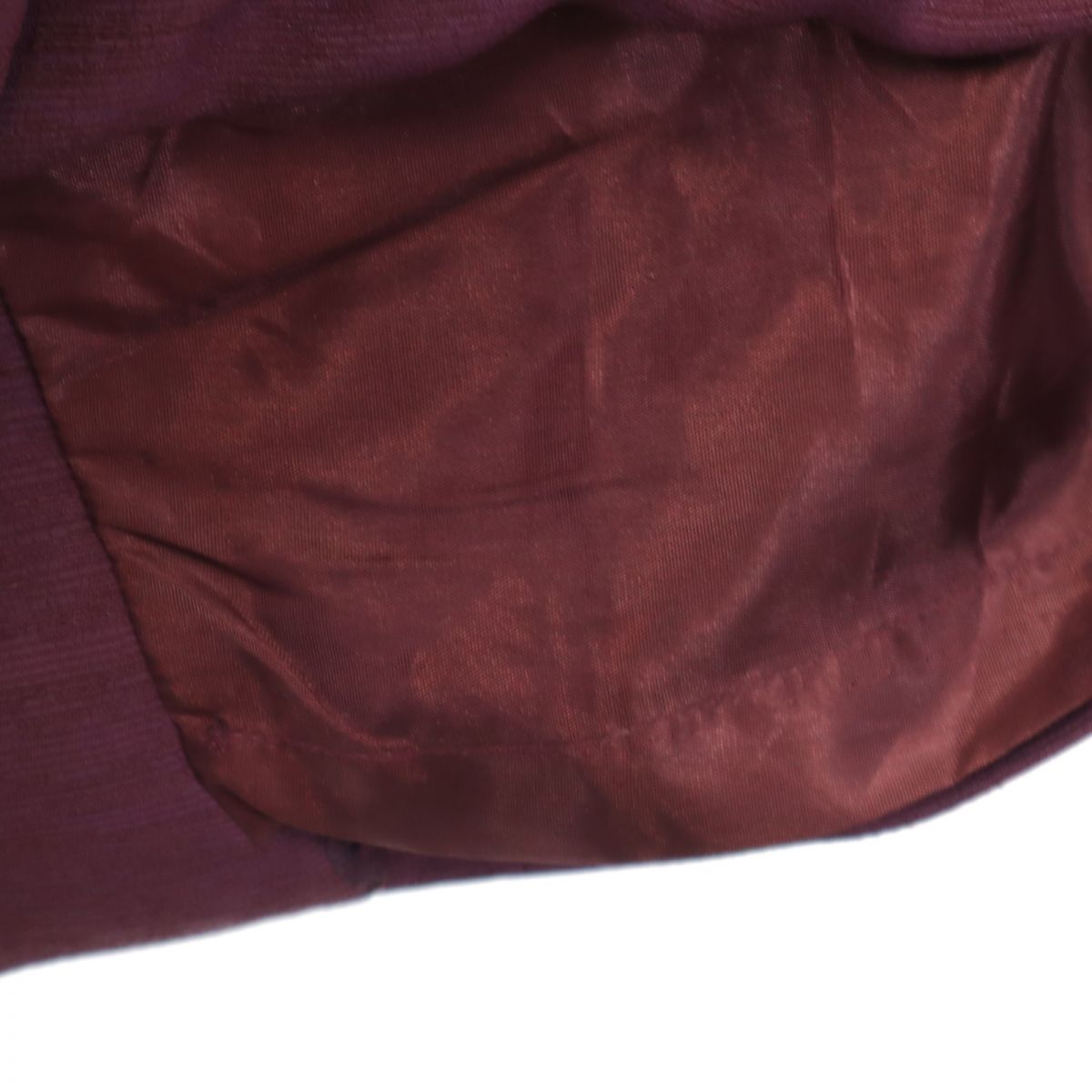 セリーヌ フランス製 ミディ丈 ラップスカート 42 パープル系 CELINE バックジップ レディース