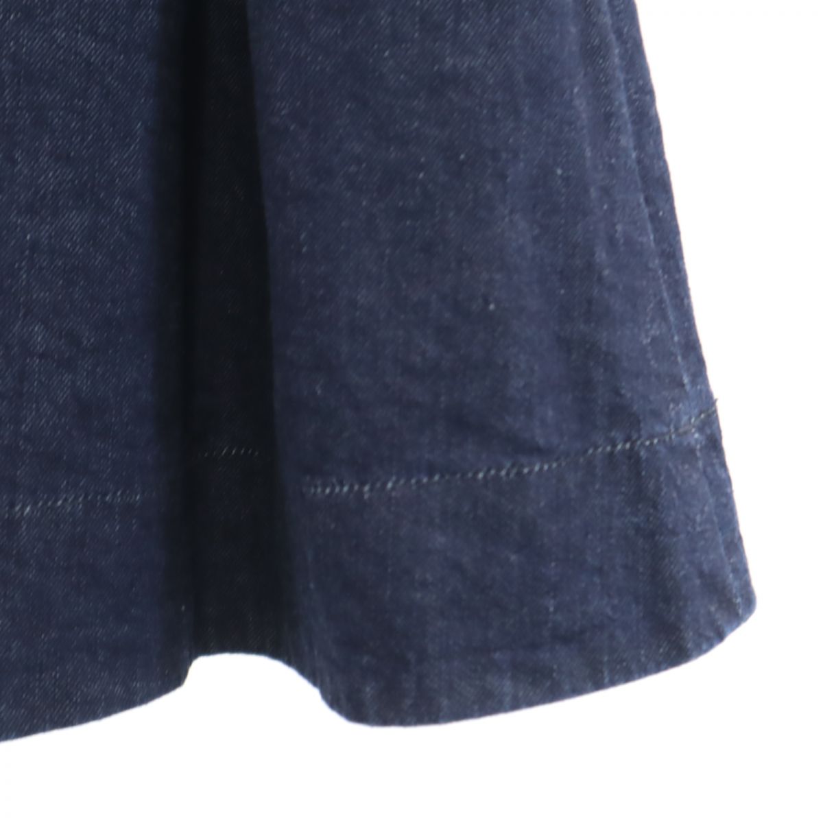 BLUE LABEL CRESTBRIDGE ブルーレーベルクレストブリッジ 三陽商会 ミディ丈 デニムスカート 40 ネイビー レディース