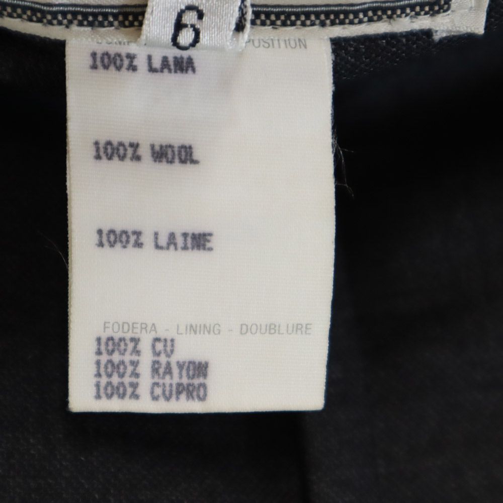 Gianni Versace ジャンニヴェルサーチ イタリア製 ミニ丈 ラップスカート 40 ブラック系 レディース