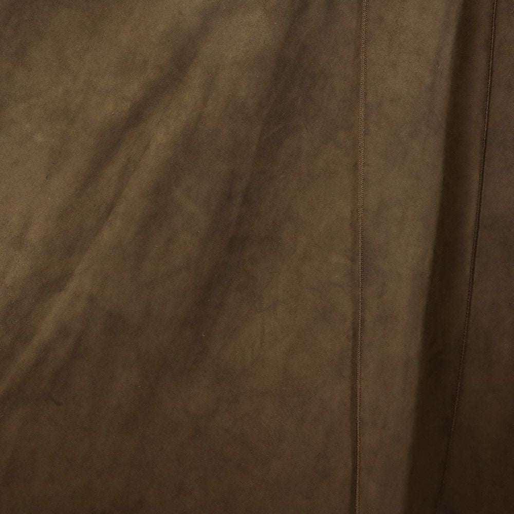 FOXEY フォクシー 日本製 ミニ丈 フェイクレザー フレアスカート 40 ブラウン BOUTIQUE レディース