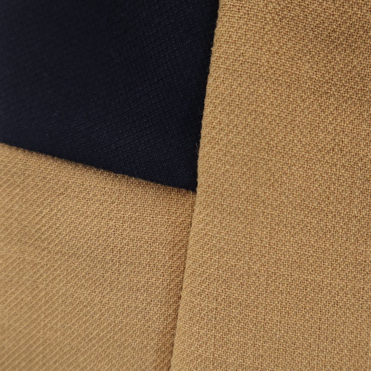 MARNI マルニ 配色 ミディスカート 38 ブラウン系×紺 バックジップ レディース