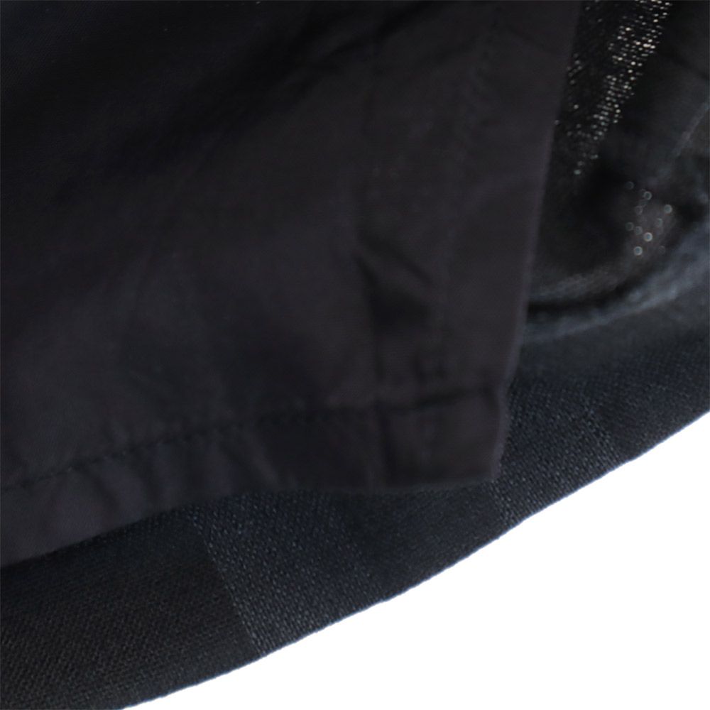 BURBERRY バーバリー 三陽商会 日本製 ウール チェック柄 ミディ丈 タック スカート 38 黒系 レディース