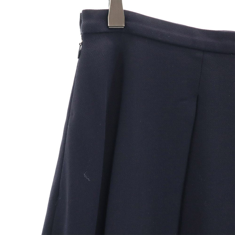 GIORGIO ARMANI ジョルジオアルマーニ 90s イタリア製 ウール オールド ミディ丈 フレアスカート 40 ネイビー レディース