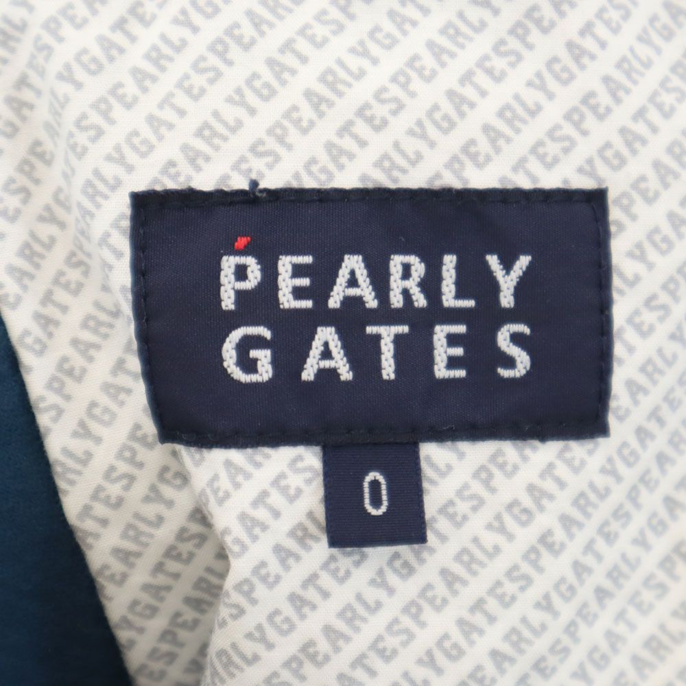 PEARLY GATES パーリーゲイツ ゴルフ コーデュロイ ミニスカート 0 ブルー系 レディース