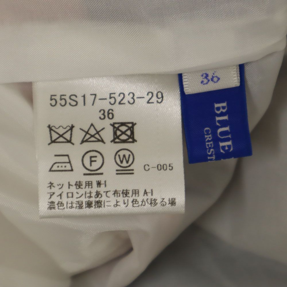 BLUE LABEL CRESTBRIDGE ブルーレーベルクレストブリッジ 日本製 チェック柄 ミニ丈 ギャザースカート 36 ピンク系 レディース