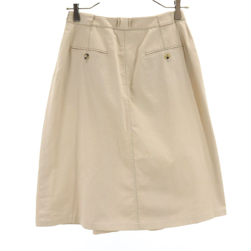 MAX MARA マックスマーラ イタリア製 ミディ丈 スカート 36 ベージュ レディース