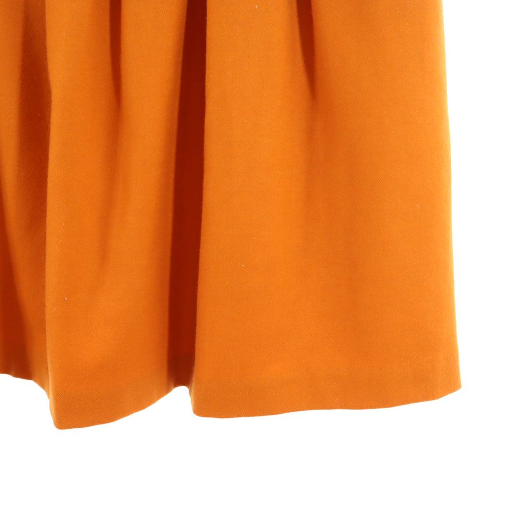 MICHAEL MICHAEL KORS マイケルマイケルコース 日本製 ウールブレンド ミディ丈 スカート 4 オレンジ レディース