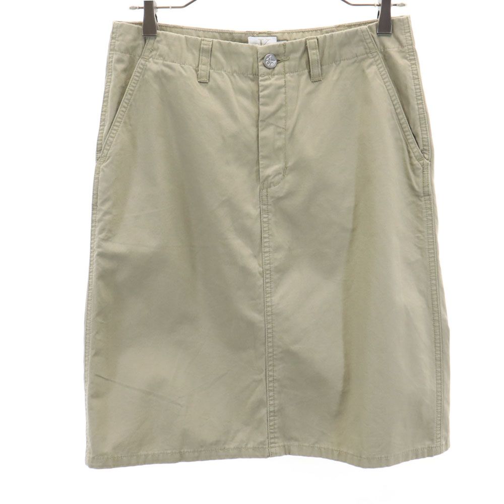 Calvin klein カルバンクライン オールド ミディ丈 タイトスカート 5 ベージュ レディース
