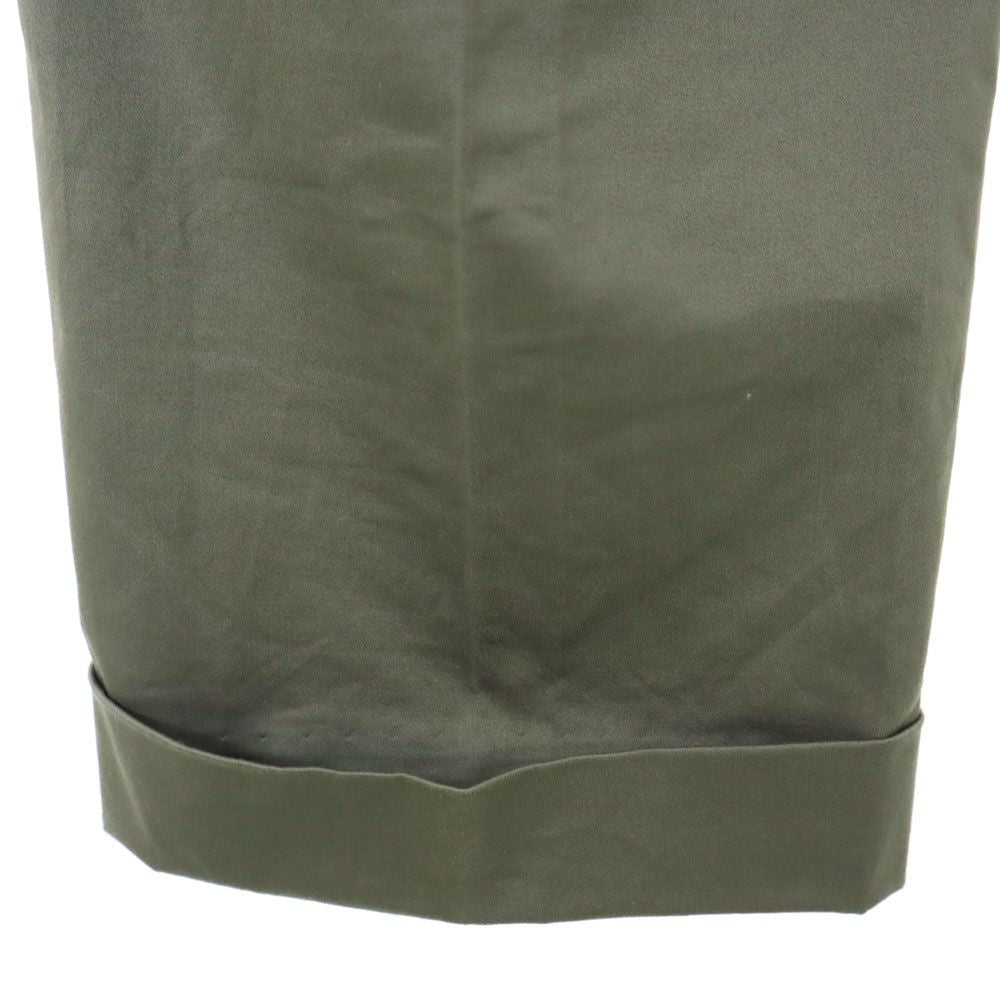 BURBERRY LONDON バーバリーロンドン ストレッチ クロップドパンツ 40 カーキ レディース