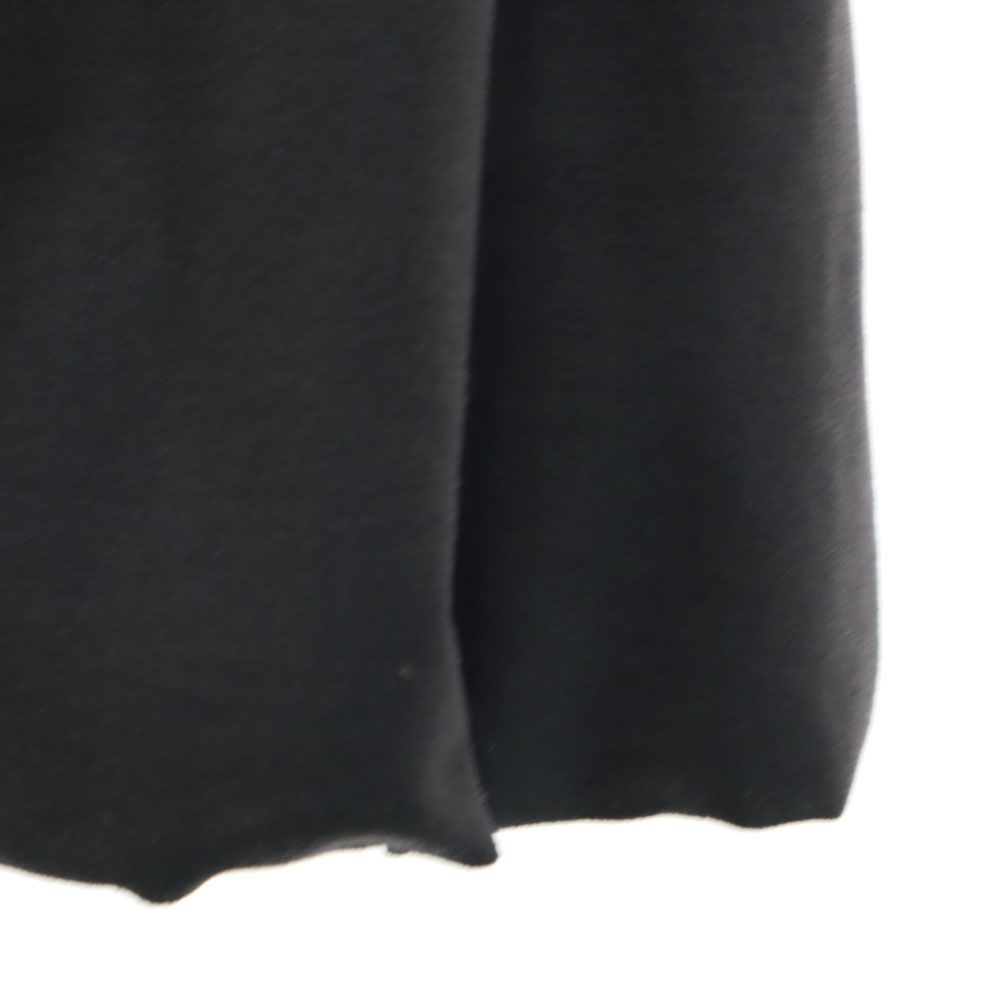 MAX MARA マックスマーラ イタリア製 ウールブレンド ミモレ丈 プリーツスカート 44 グレー サイドジップ レディース