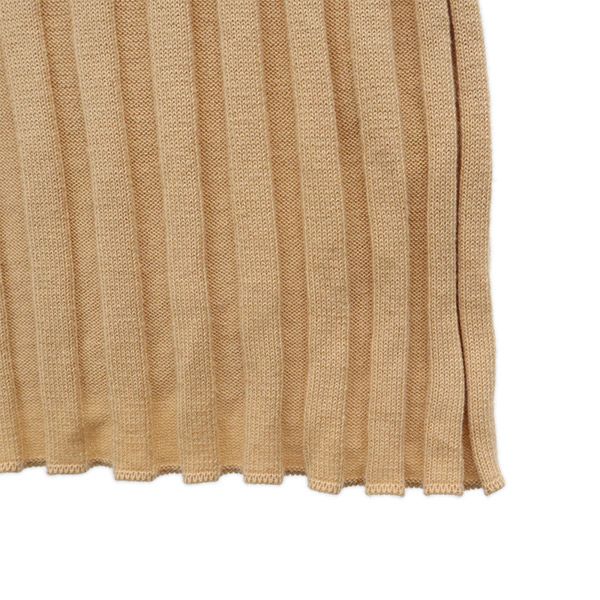 アルマーニコレッツォーニ イタリア製 7分袖 ニット 40 ベージュ ARMANI COLLEZIONI セーター レディース