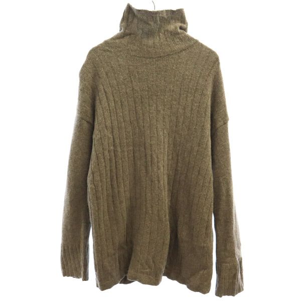 PUBLIC TOKYO パブリックトウキョウ 日本製 ウールカシミヤブレンド 長袖 2WAY ニット FREE グレー セーター レディース