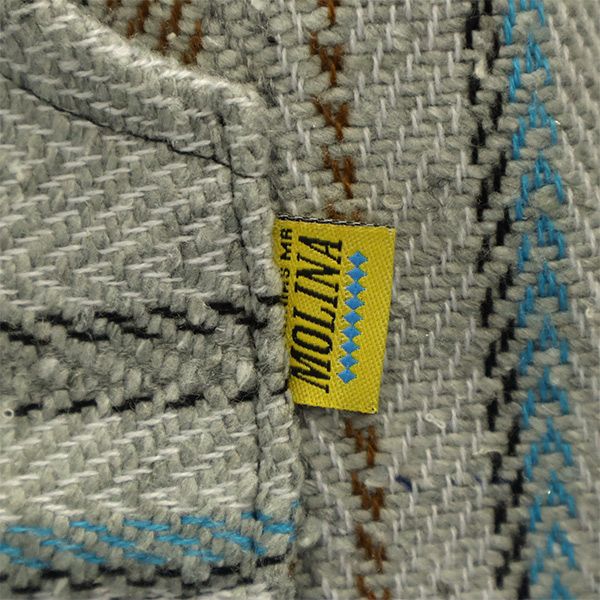 MOLINA モリーナ ボーダー 長袖 メキシカン パーカー グレー系 プルオーバー レディース