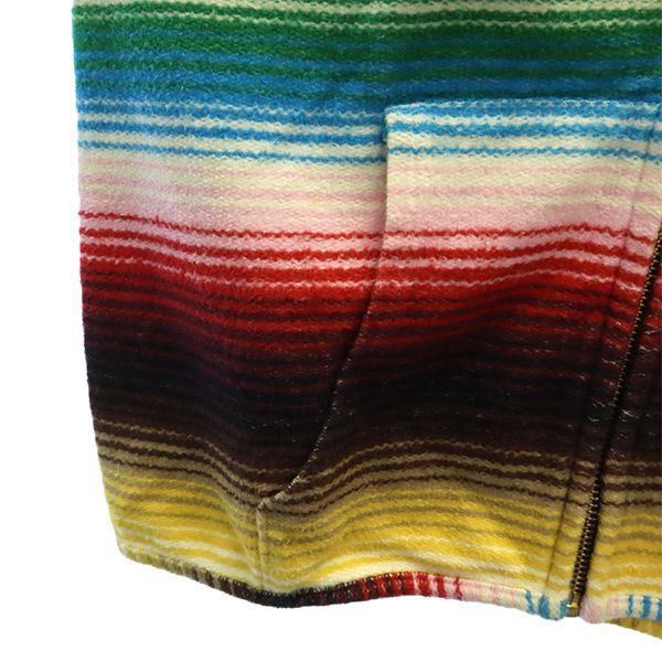 BEAMS BOY ビームスボーイ ボーダー 長袖 ジップパーカー ジャケット レディース