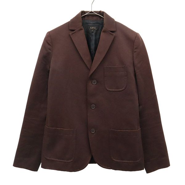 A.P.C. アーペーセー フランス製 テーラードジャケット 36 ブラウン レディース