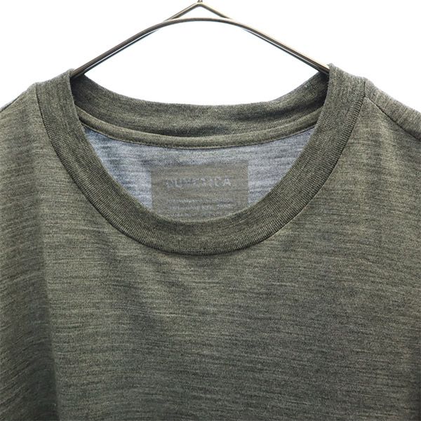 DUVETICA デュベティカ 日本製 ウール 長袖 Tシャツ グレー カットソー メンズ