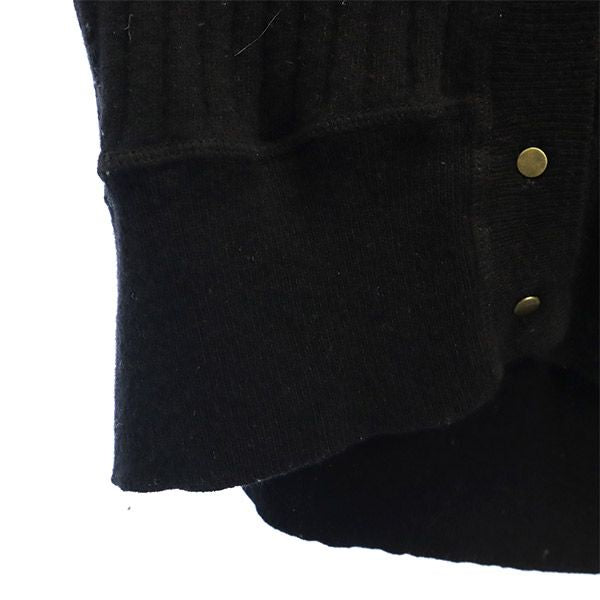 SEE BY CHLOE シーバイクロエ ウールブレンド 長袖 カーディガン USA2 ブラック レディース