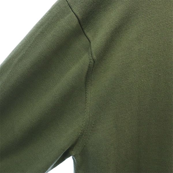 MAISON SPECIAL メゾン スペシャル 長袖 コットン ニット 48 グリーン メンズ