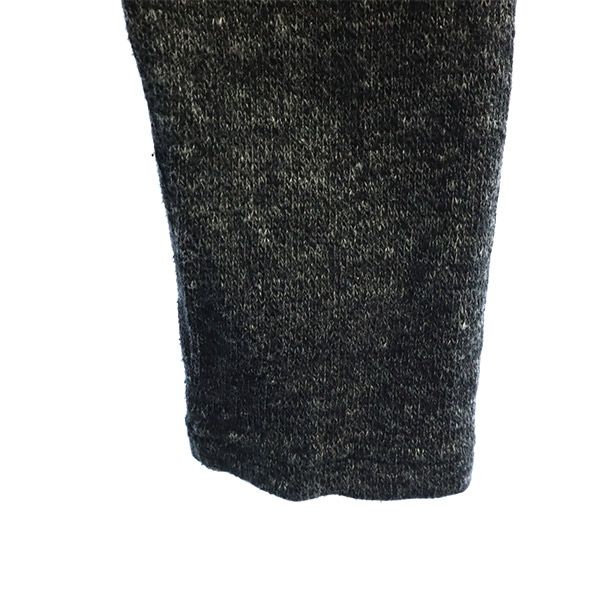 BLACK LABEL CRESTBRIDGE ブラックレーベル クレストブリッジ チェック 長袖 ニット M グレー セーター クルーネック メンズ