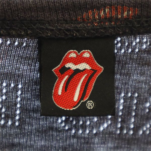 ヒステリックグラマー ローリングストーン コラボ 総柄 長袖 ニットカーディガン FREE グレー HYSTERIC GLAMOUR レディース