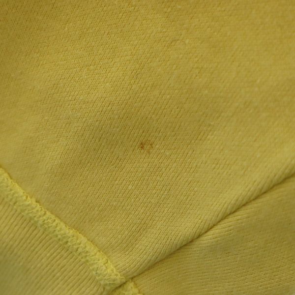 HYSTERIC ヒステリック プリント 長袖 スウェットパーカー FREE イエロー プルオーバー 裏起毛 レディース