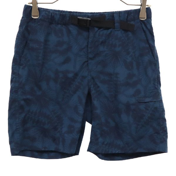THE NORTH FACE ザノースフェイス NBW41745 総柄 クライミング アウトドアショートパンツ S ネイビー ナイロン レディース