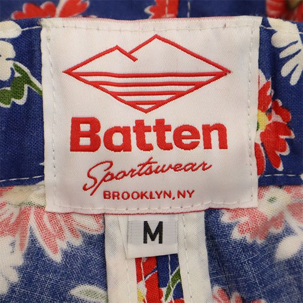 Battenwear バテンウェア USA製 花柄 ショートパンツ M ネイビー系 メンズ