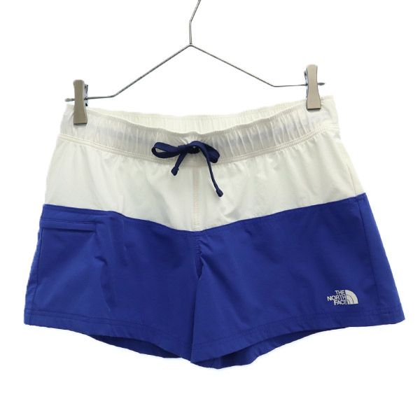 THE NORTH FACE ザノースフェイス NBW41788 ランニング ショートパンツ L ホワイト×ブルー レディース