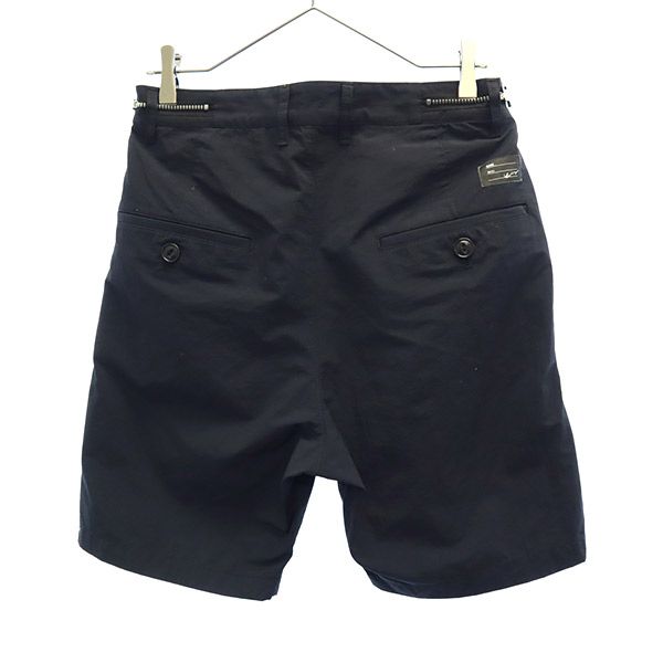 Name. ネーム 日本製 タック ナイロン ショートパンツ 1 ブラック メンズ