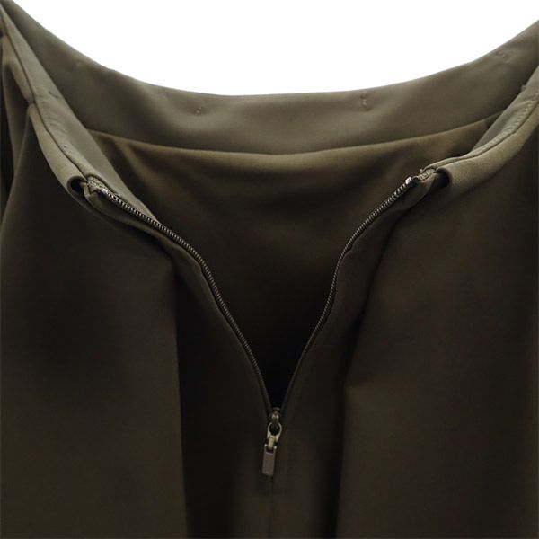 FOXEY NEW YORK フォクシー ニューヨーク ミディ丈 タック フレアスカート 40 ブラウン レディース