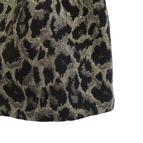 ランバンオンブルー レオパード柄 ショートパンツ 36 シルバー系 LANVIN en Bleu レディース