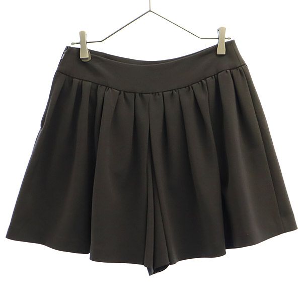 FOXEY NEW YORK フォクシー ニューヨーク ギャザー ショートパンツ 40 グレー レディース