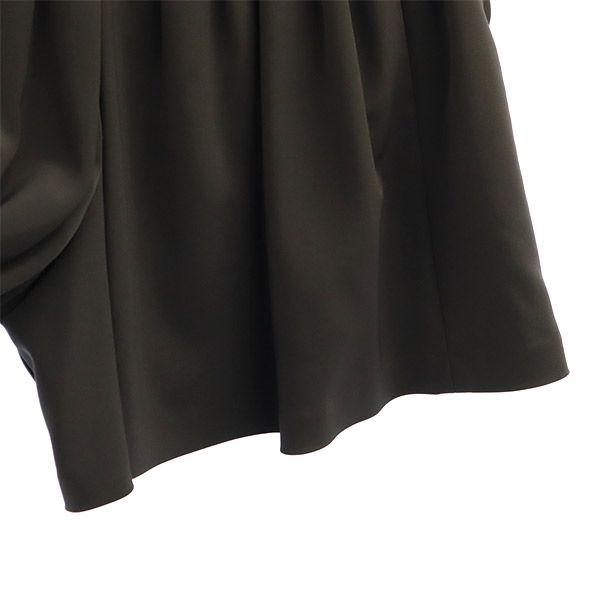 FOXEY NEW YORK フォクシー ニューヨーク ギャザー ショートパンツ 40 グレー レディース