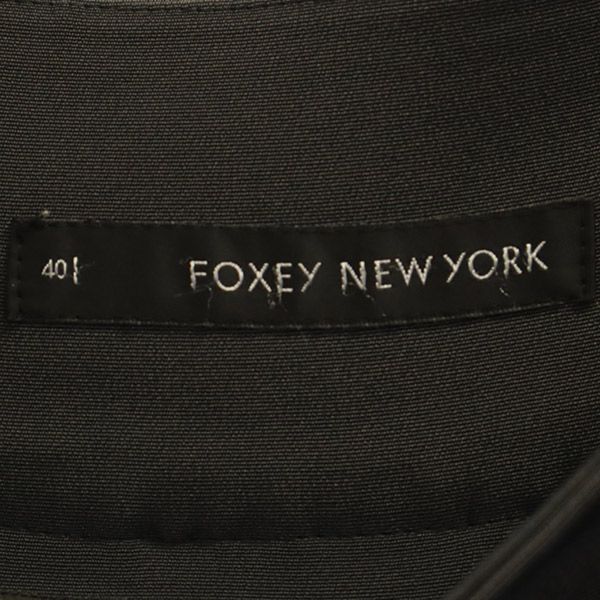 FOXEY NEW YORK フォクシー ニューヨーク ギャザー ショートパンツ 40 グレー レディース