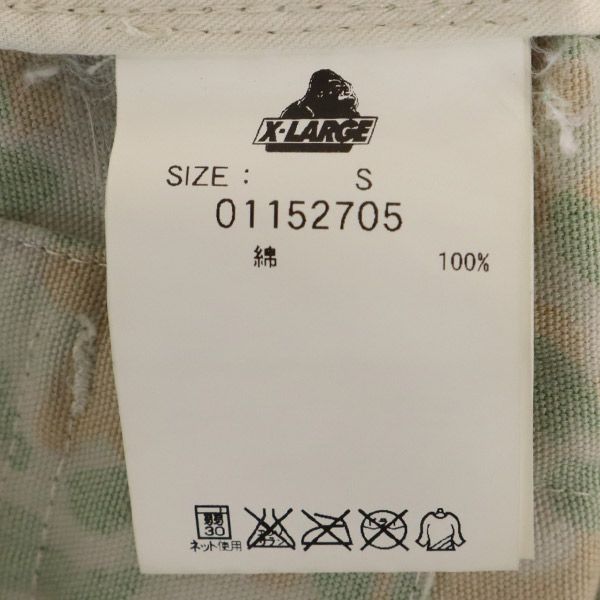 XLARGE エクストララージ 総柄 カーゴショートパンツ S グリーン系 メンズ