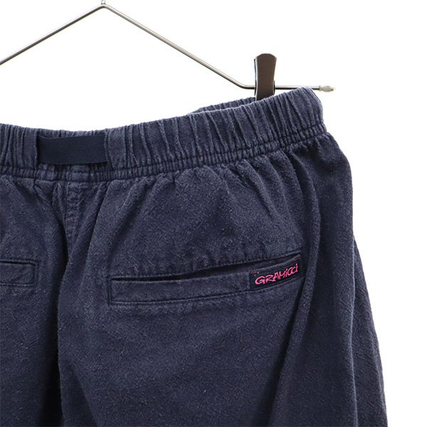 Gramicci グラミチ リネンブレンド アウトドアショートパンツ F ネイビー レディース