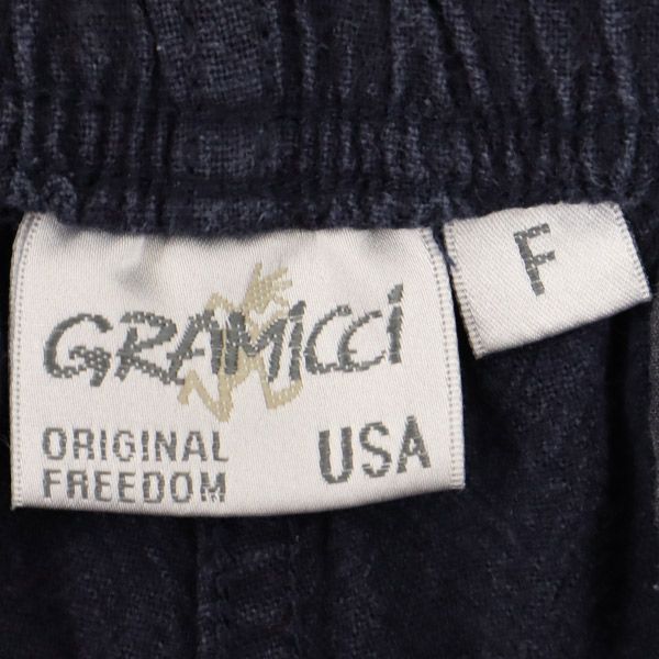 Gramicci グラミチ リネンブレンド アウトドアショートパンツ F ネイビー レディース