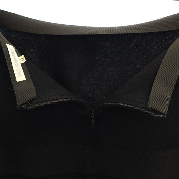 NARACAMICIE ナラカミーチェ ミディ丈 ニット スカート 0 ブラック レディース