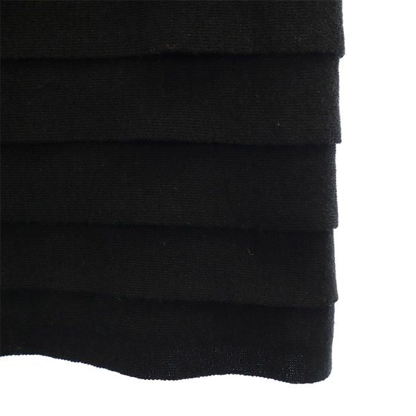 NARACAMICIE ナラカミーチェ ミディ丈 ニット スカート 0 ブラック レディース