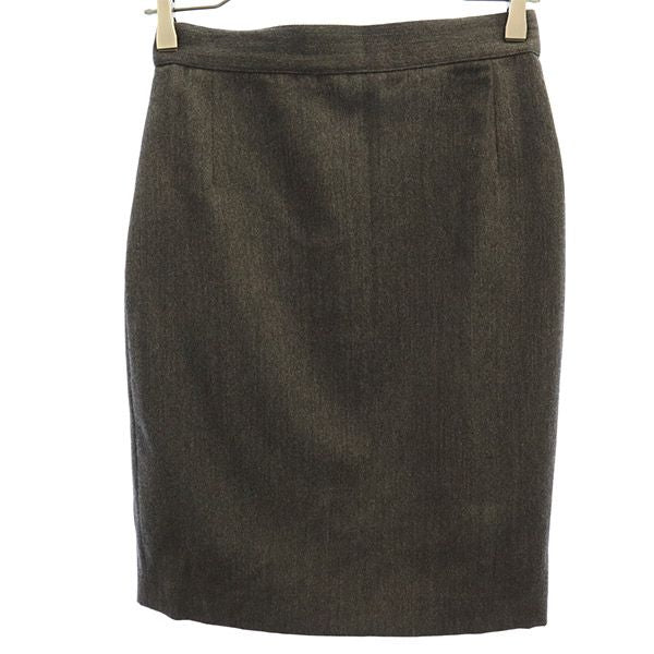 MaxMara WEEKEND LINE マックスマーラ ウィークエンドライン イタリア製 ウール ミディ丈 タイトスカート 38 グレー レディース