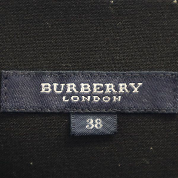 BURBERRY バーバリー 日本製 三陽商会 ミディ丈 タイトスカート 38 ブラック レディース