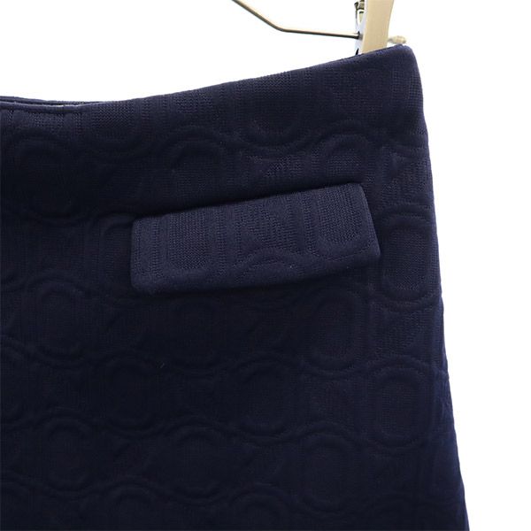 MARNI マルニ イタリア製 総柄 ミニスカート 38 ネイビー レディース